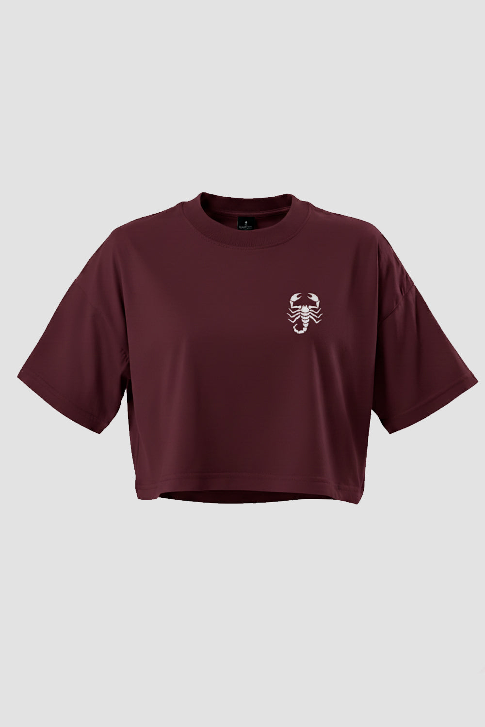 CAMISETA CROPPED MARROM