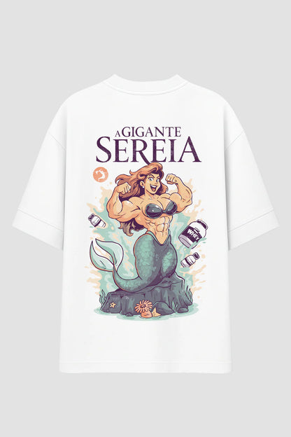 CAMISETA OVERSIZED ARIEL BRANCA
